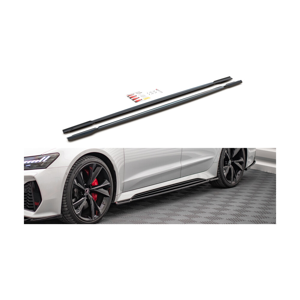 Prelungiri praguri compatibile cu Audi RS6 C8 (18-21) Maxton Design Prelungiri praguri compatibile cu Audi RS6 C8 (18-21) Maxton Design