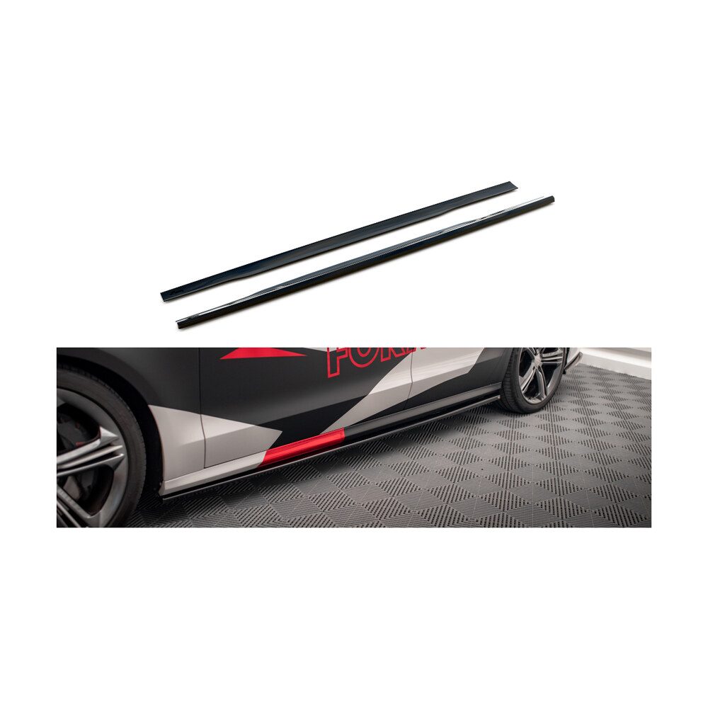 Prelungiri praguri compatibile cu Audi S8 D4 (12-15) V.1 Maxton Design Prelungiri praguri compatibile cu Audi S8 D4 (12-15) V.1 Maxton Design