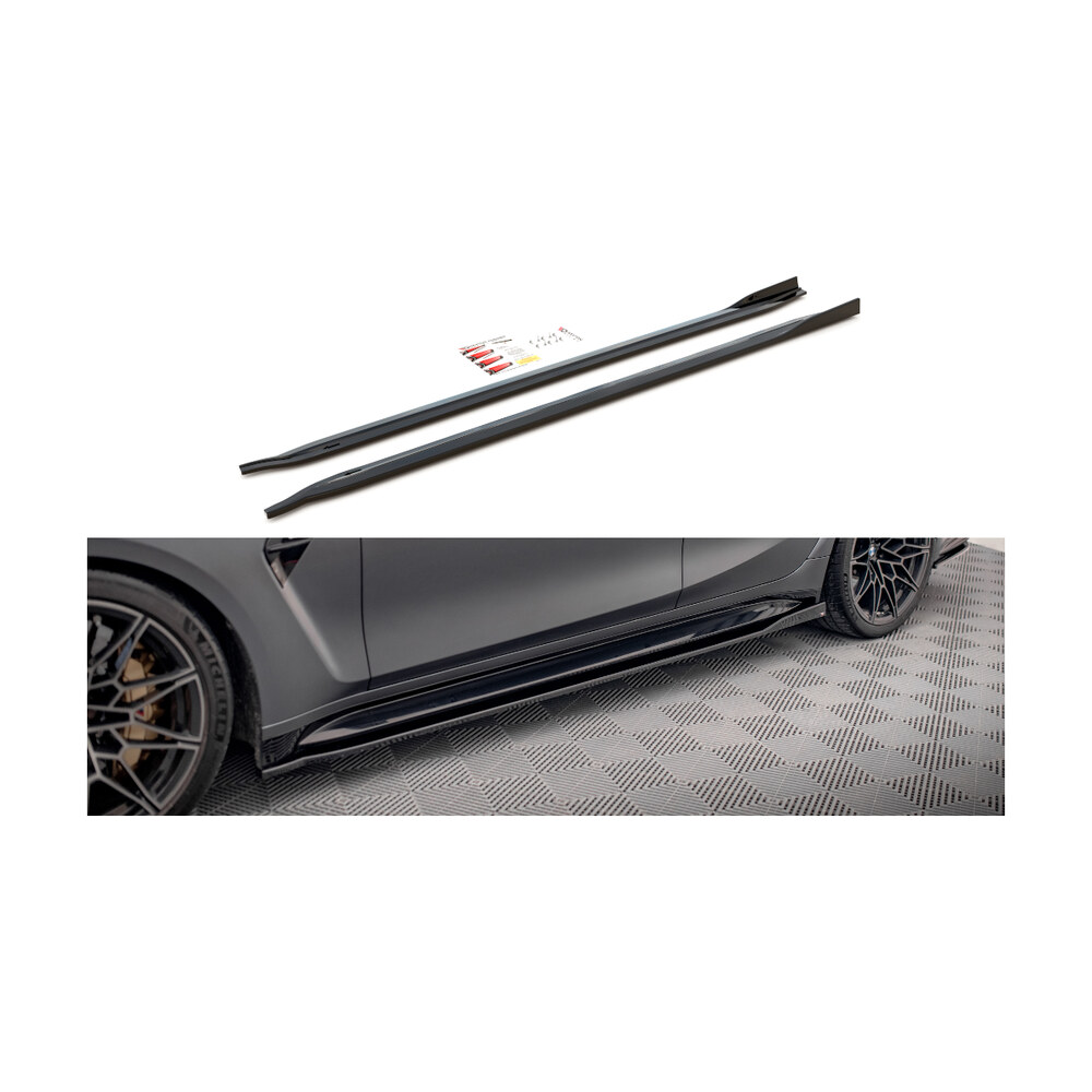 Prelungiri praguri compatibile cu BMW M3 G80 (21-23) Maxton Design Prelungiri praguri compatibile cu BMW M3 G80 (21-23) Maxton Design