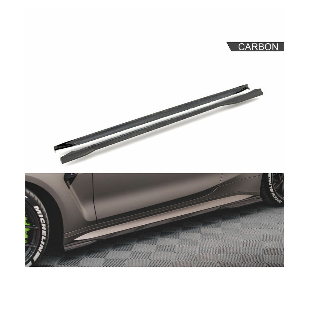 Prelungiri praguri compatibile cu BMW M4 G82 (21-23) Carbon Maxton Design Prelungiri praguri compatibile cu BMW M4 G82 (21-23) Carbon Maxton Design