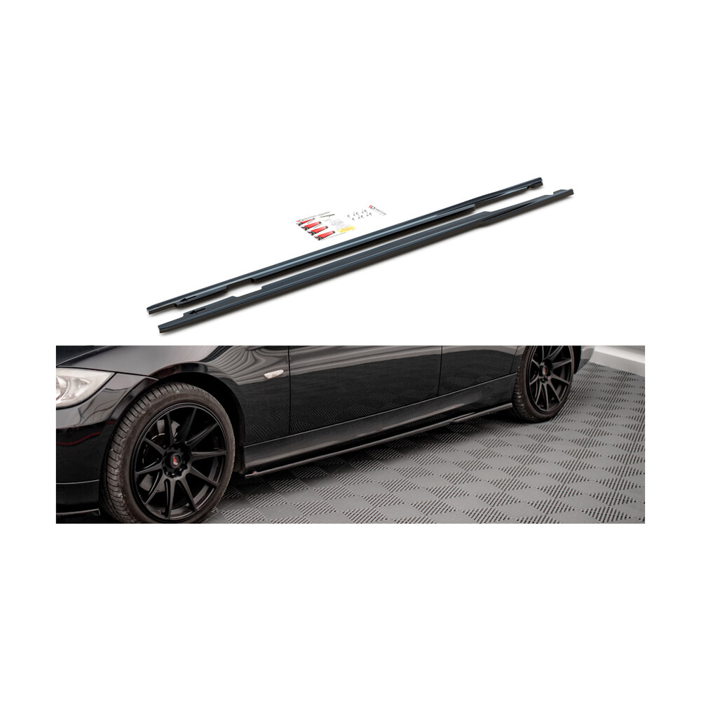 Prelungiri praguri compatibile cu BMW Seria 3 E90 (04-08) Maxton Design Prelungiri praguri compatibile cu BMW Seria 3 E90 (04-08) Maxton Design