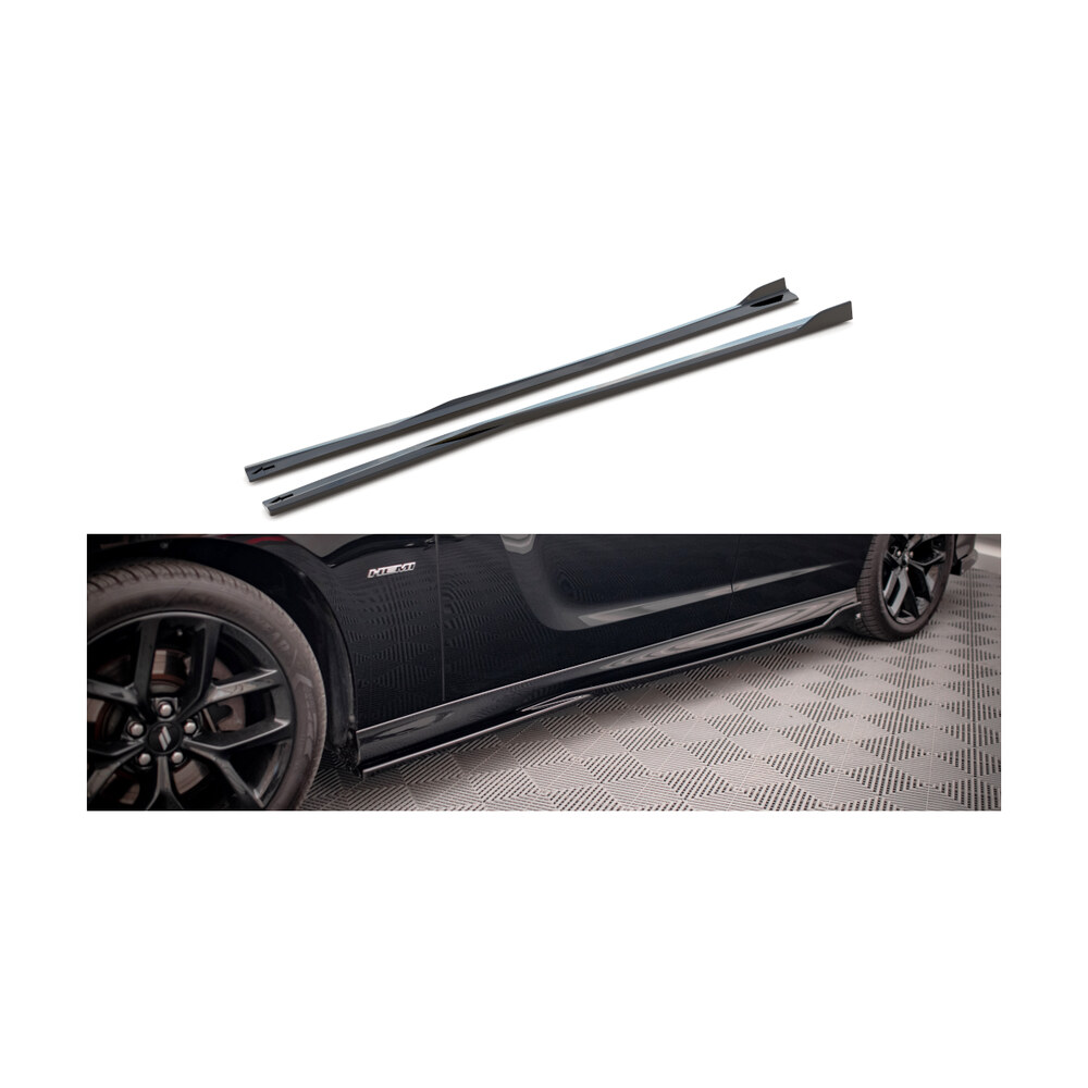 Prelungiri praguri compatibile cu Dodge Charger SRT (14-22) Maxton Design Prelungiri praguri compatibile cu Dodge Charger SRT (14-22) Maxton Design