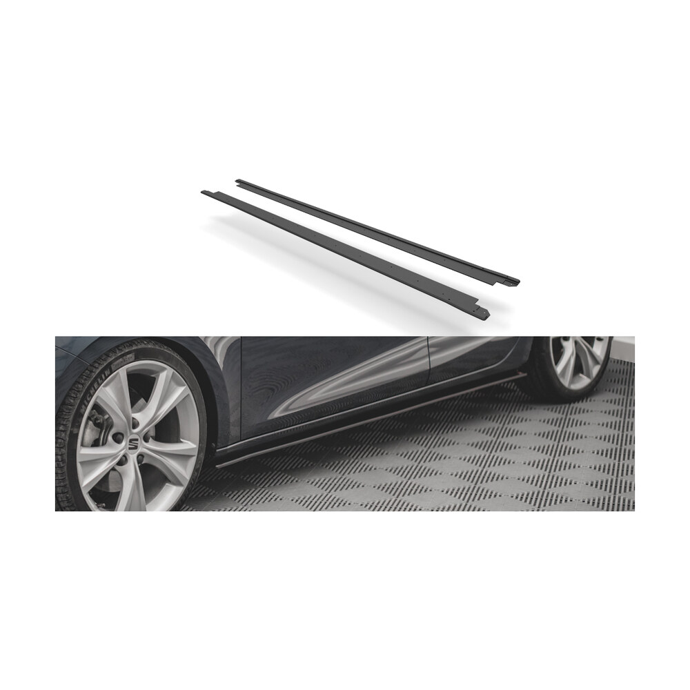 Prelungiri praguri compatibile cu Seat Leon FR (20-22) V.2 Maxton Design Prelungiri praguri compatibile cu Seat Leon FR (20-22) V.2 Maxton Design