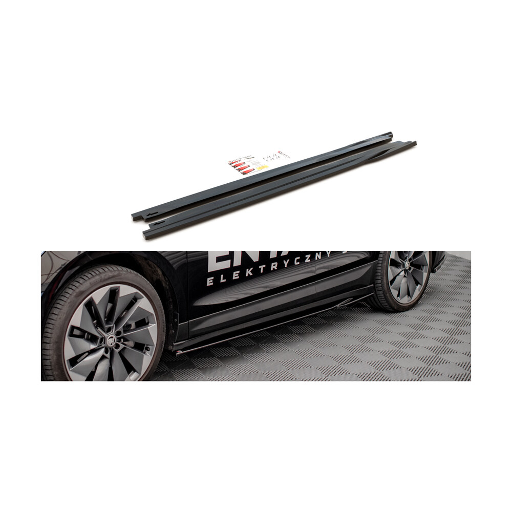 Prelungiri praguri compatibile cu Skoda Enyaq iV (20-23) Maxton Design Prelungiri praguri compatibile cu Skoda Enyaq iV (20-23) Maxton Design