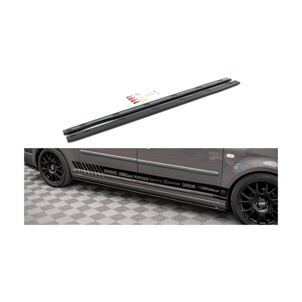 Prelungiri praguri compatibile cu VW Caddy 3 (10-15) Maxton Design Prelungiri praguri compatibile cu VW Caddy 3 (10-15) Maxton Design