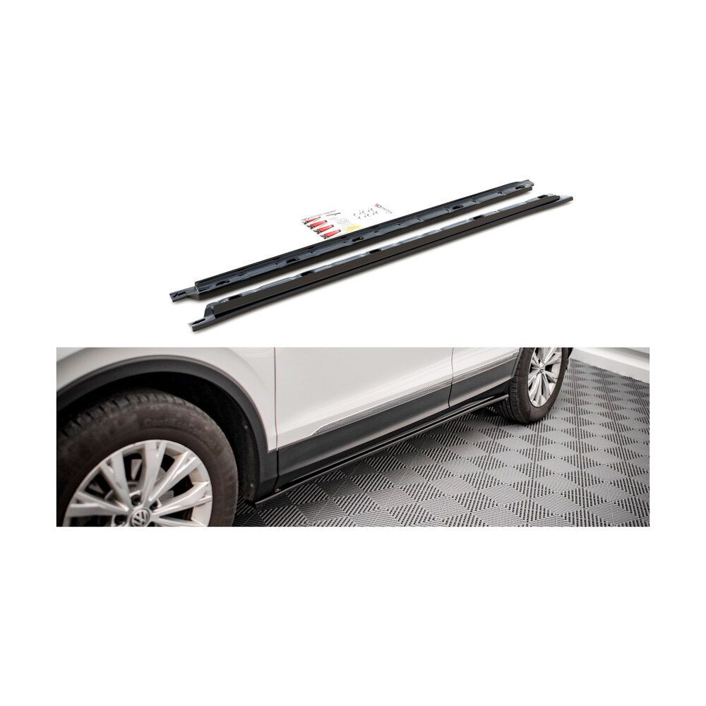 Prelungiri praguri compatibile cu VW Tiguan (15-20) Maxton Design Prelungiri praguri compatibile cu VW Tiguan (15-20) Maxton Design