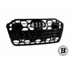 Set grile laterale și grilă centrală compatibilă cu Audi A6 C8 (18-24) RS6 Design — imaginea 3