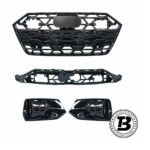 Set grile laterale și grilă centrală compatibilă cu Audi A7 C8 (18-23) RS7 Design