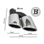 Set ornamente evacuare compatibil cu Audi — imaginea 4