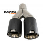 Set ornamente tobă evacuare fibră carbon — imaginea 3