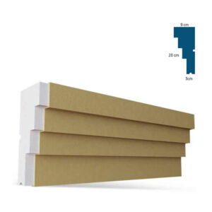 Solbanc pentru fereastră BSOL-003, 200x20x9 cm