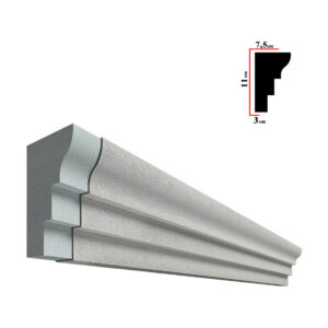 Solbanc pentru fereastră BSOL-006, 200x11x7,5 cm