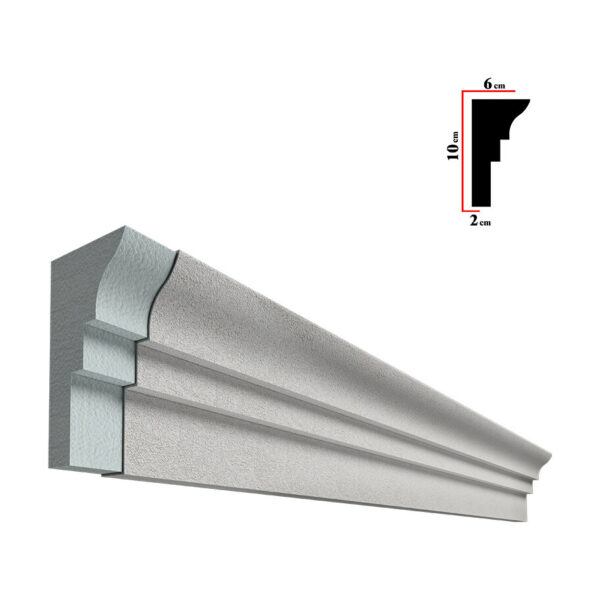 Solbanc pentru fereastră BSOL-007, 200x10x6 cm