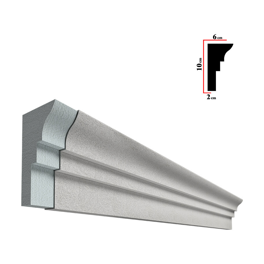 Solbanc pentru fereastră BSOL-007, 200x10x6 cm Solbanc pentru fereastră BSOL-007, 200x10x6 cm