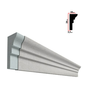 Solbanc pentru fereastră BSOL-009, 200x20x10 cm