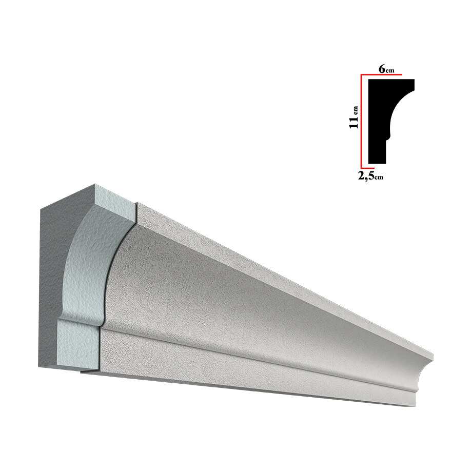 Solbanc pentru fereastră BSOL-011, 200x11x6 cm Solbanc pentru fereastră BSOL-011, 200x11x6 cm