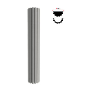Stâlp decorativ BST-001, 200 cm, Ø 30 cm
