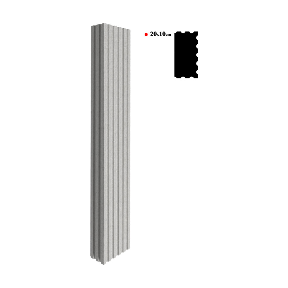 Stâlp decorativ BST-003, 200x20x10 cm Stâlp decorativ BST-003, 200x20x10 cm