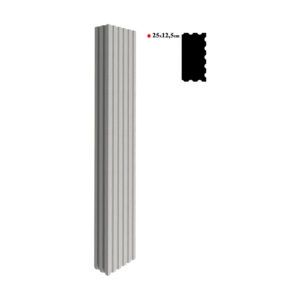 Stâlp decorativ BST-003, 200x25x12,5 cm