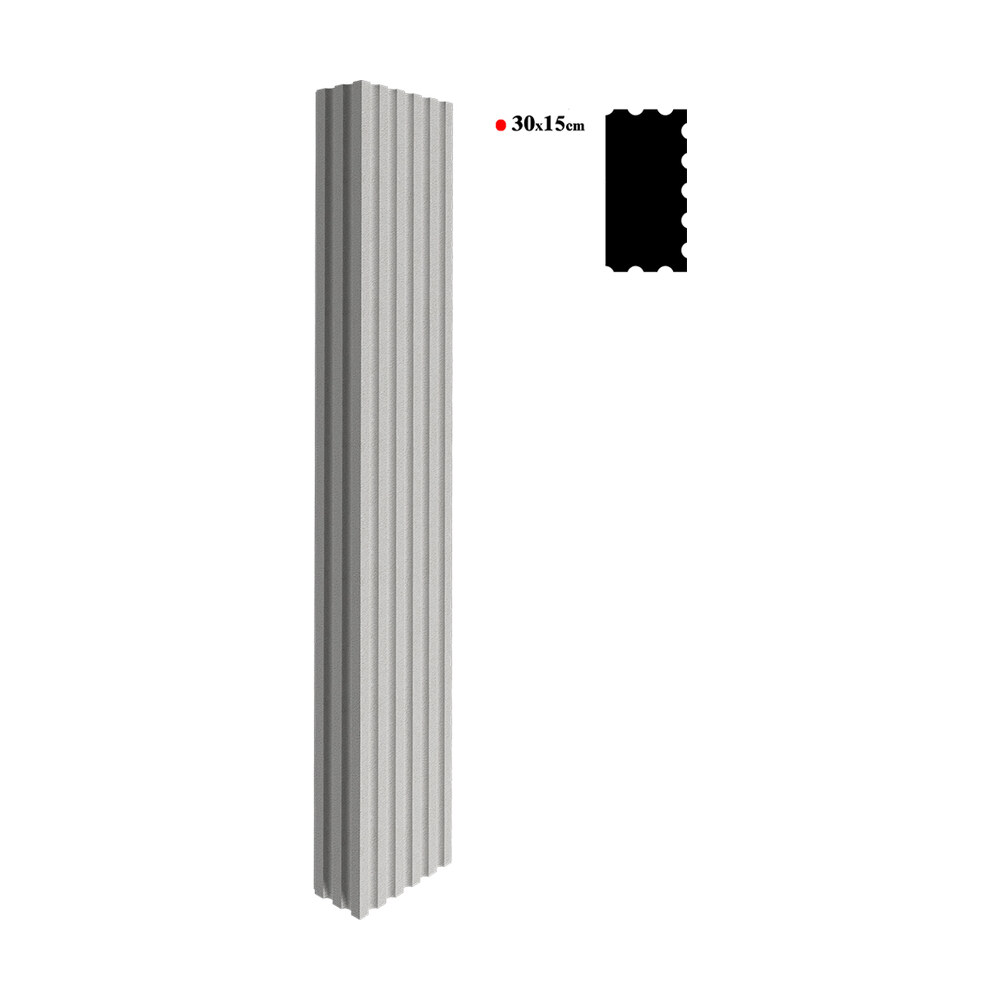 Stâlp decorativ BST-003, 200x30x15 cm Stâlp decorativ BST-003, 200x30x15 cm
