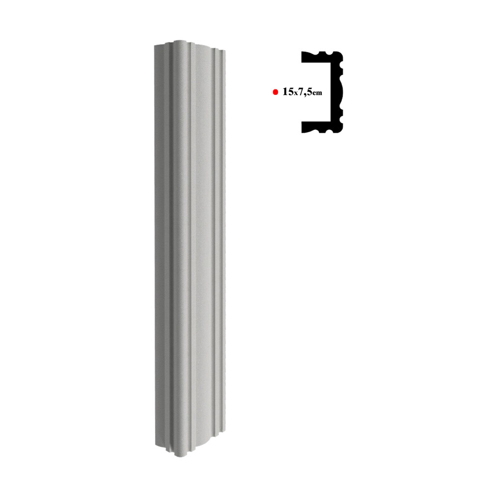 Stâlp decorativ BST-004, 200x15x7,5 cm Stâlp decorativ BST-004, 200x15x7,5 cm