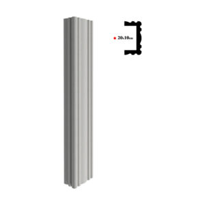 Stâlp decorativ BST-004, 200x20x10 cm