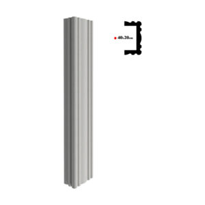 Stâlp decorativ BST-004, 200x40x20 cm