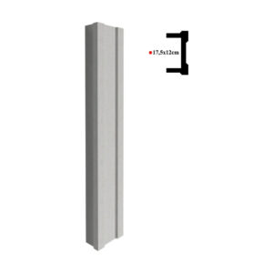 Stâlp decorativ BST-005, 200x17,5x12 cm
