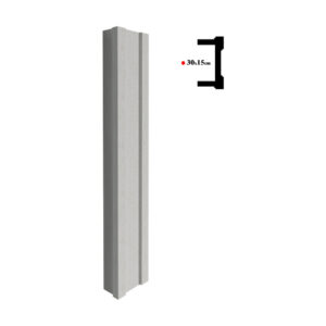 Stâlp decorativ BST-005, 200x30x15 cm
