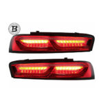 Stopuri Full LED compatibile cu Chevrolet Camaro (15-17) Rosu cu Semnal Dinamic — imaginea 6