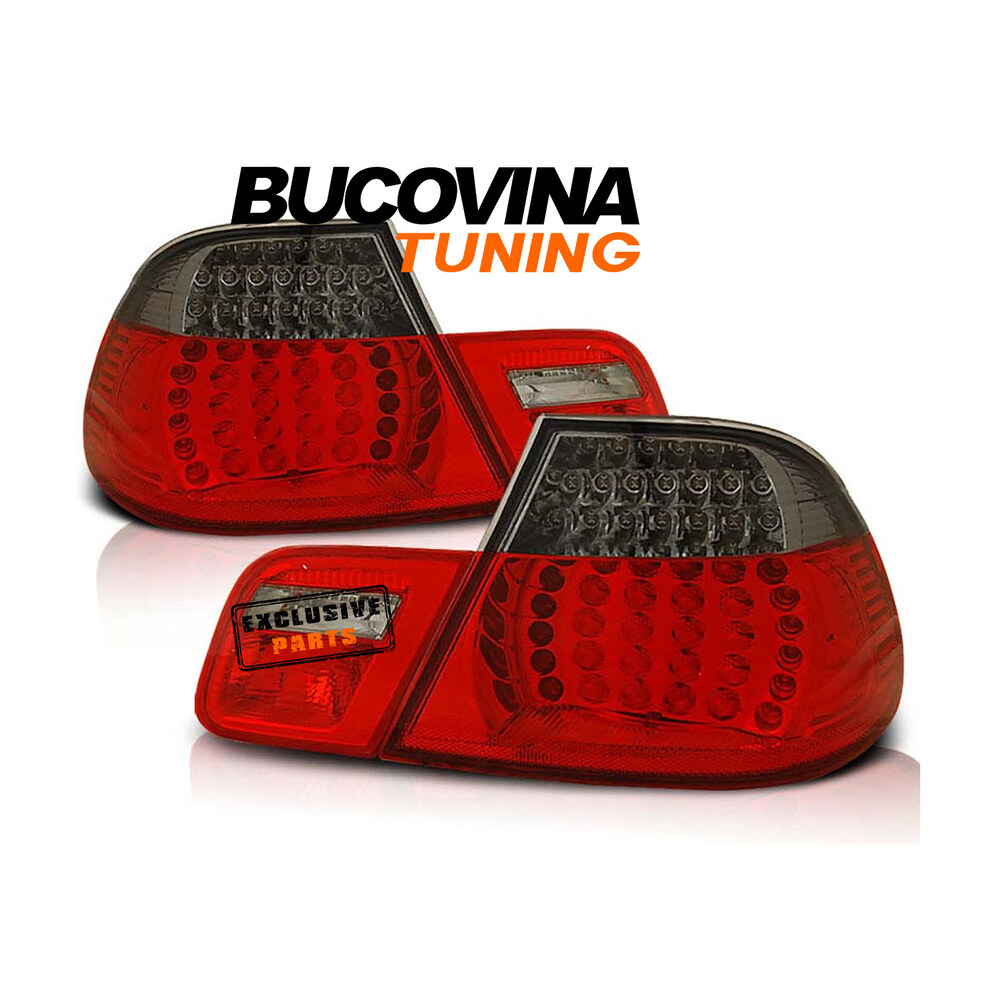 Stopuri LED compatibile cu BMW Seria 3 E46 Limousine (01-05) Rosu Fumuriu Stopuri LED compatibile cu BMW Seria 3 E46 Limousine (01-05) Rosu Fumuriu