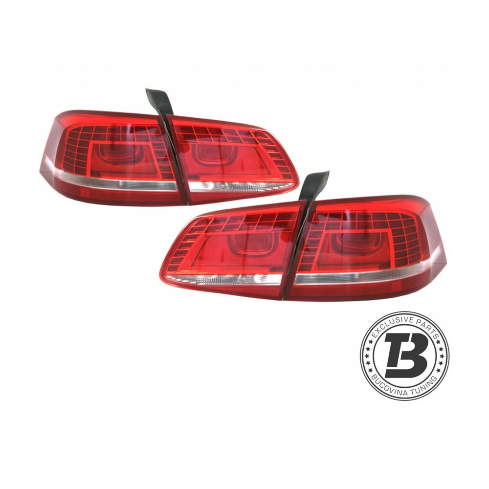 Stopuri LED compatibile cu VW Passat 3C B7 (10-14) Rosu Clar Stopuri LED compatibile cu VW Passat 3C B7 (10-14) Rosu Clar