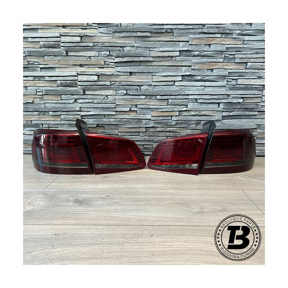 Stopuri LED compatibile cu VW Passat 3C B7 (10-14) Rosu Fumuriu Stopuri LED compatibile cu VW Passat 3C B7 (10-14) Rosu Fumuriu