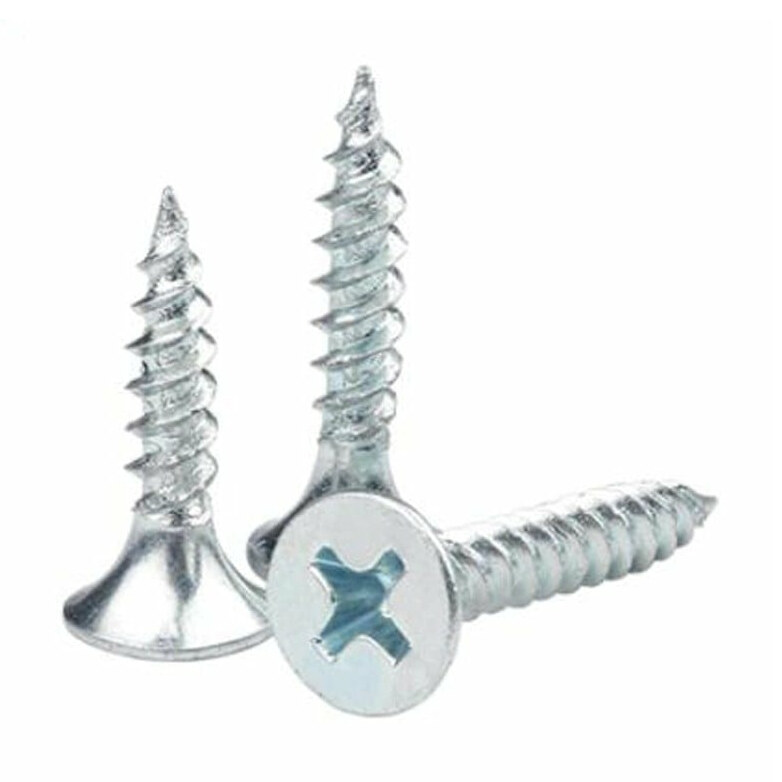 Șuruburi inox pentru lemn 3.5 × 16 mm, set 100 de bucăți, pentru lamele pe glisiere din aluminiu Șuruburi inox pentru lemn 3.5 × 16 mm, set 100 de bucăți, pentru lamele pe glisiere din aluminiu