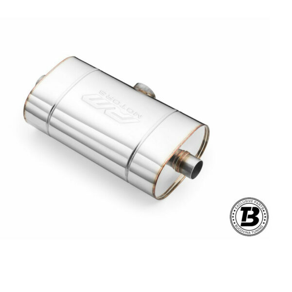 Tobă sport Finala pentru evacuare dublă E502 RM Motors — imaginea 2